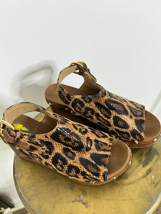 Animal Print Wedges-Size 7
