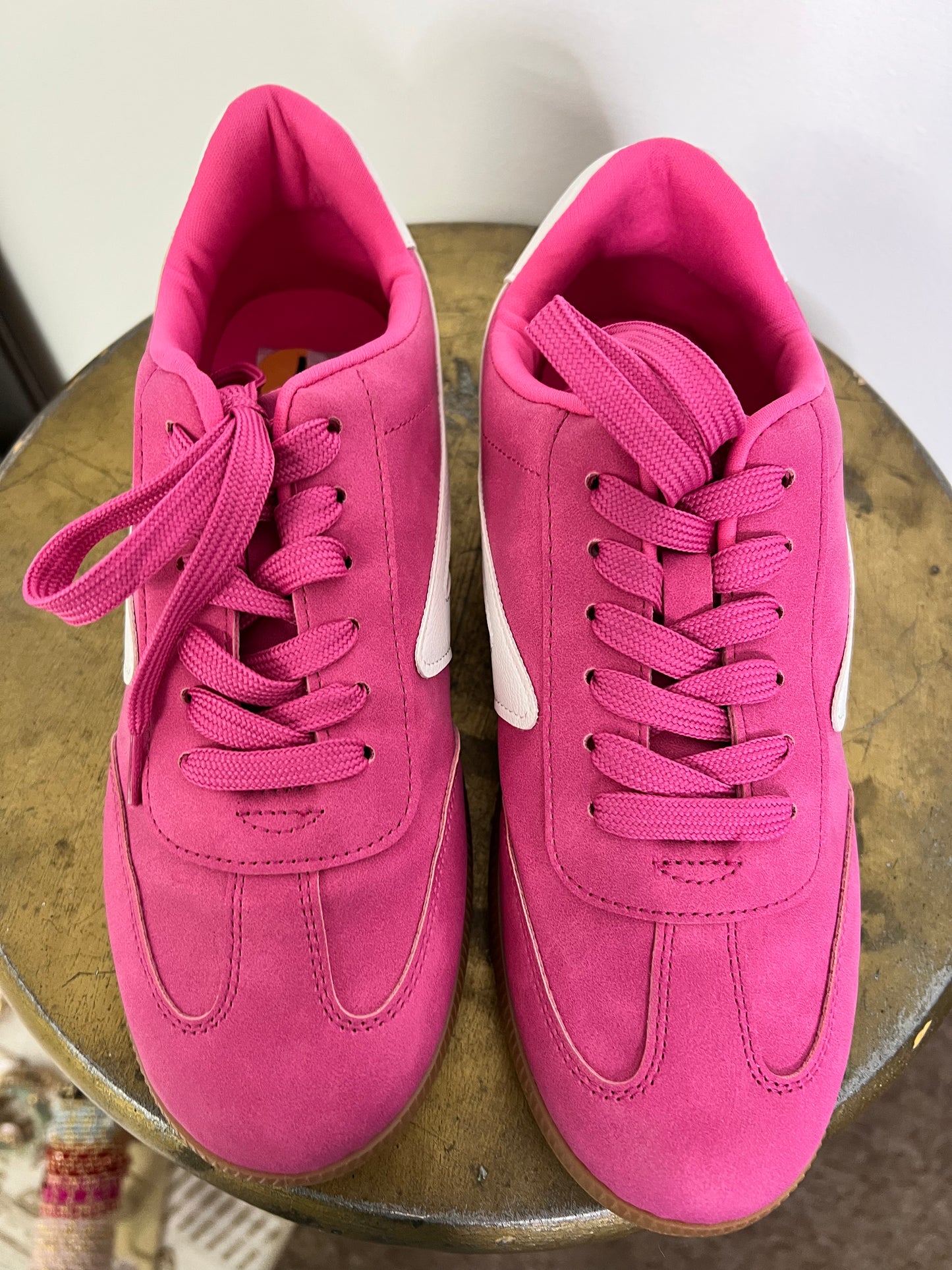 Pink Sneakers-Size 7