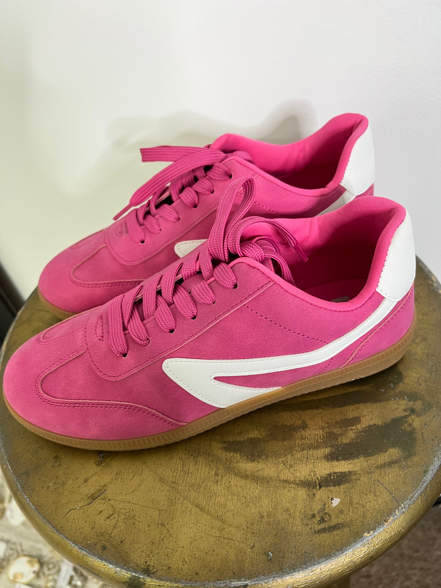 Pink Sneakers-Size 7