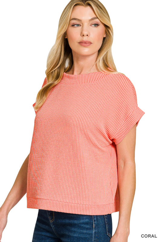 The Essential Ribbed Cap Sleeve Top