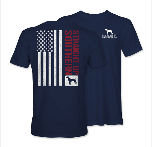 Straight up Southern "Worn Flag" Youth Size