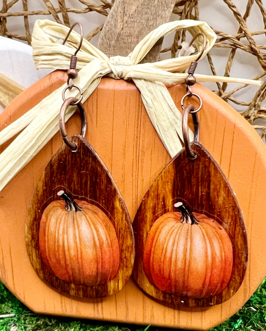 Pumpkin Pie Earrings