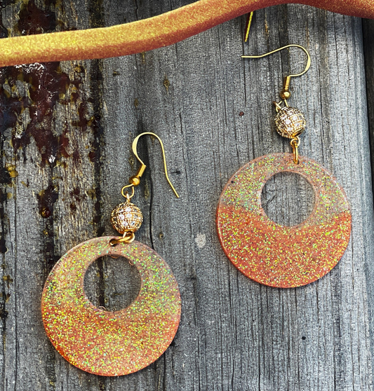 Burst of Glitter Earrings