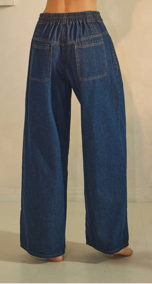 IP18454-Washed Dark Denim