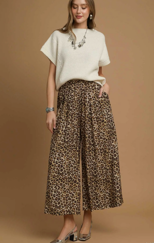 Leopard Print Pants