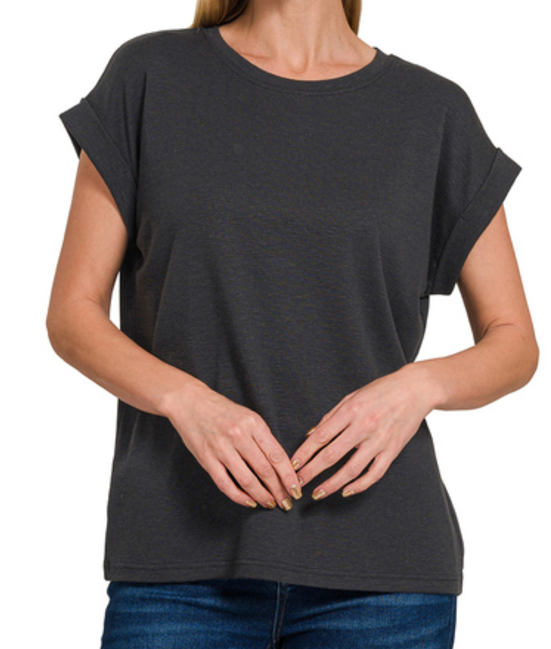 The Everyday Rolled Sleeve Tee