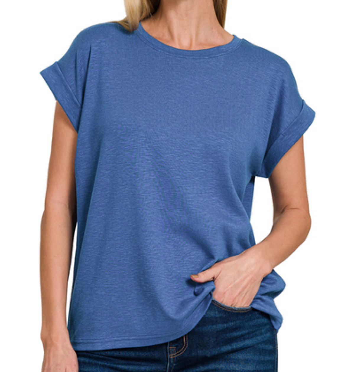 The Everyday Rolled Sleeve Tee