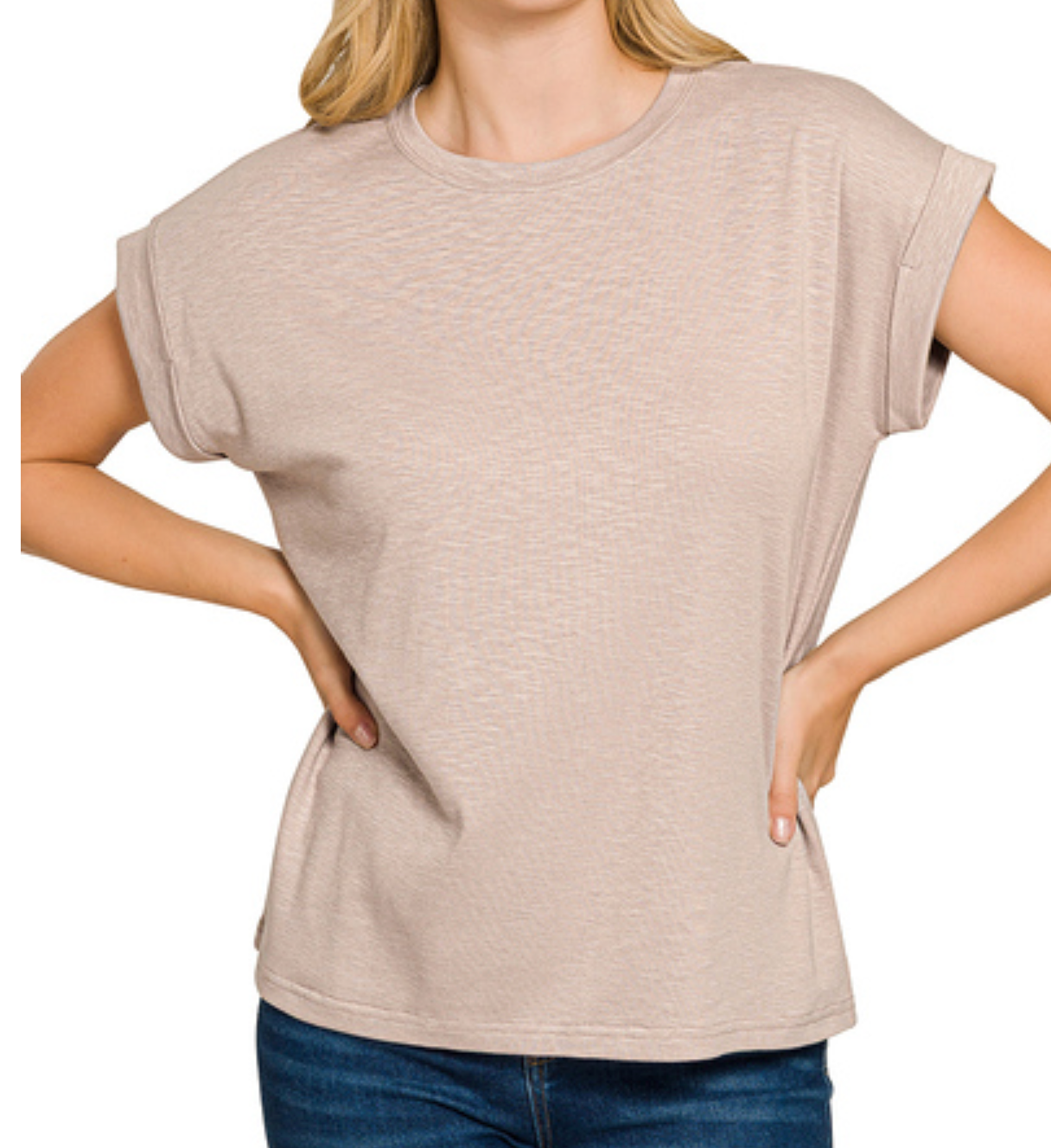 The Everyday Rolled Sleeve Tee