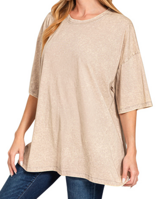 The Perfect Mineral Wash Tee
