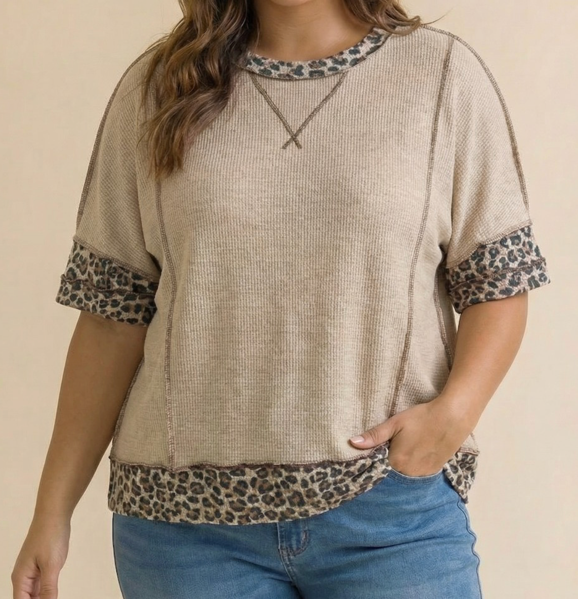 Neutral with A Wild Side Top