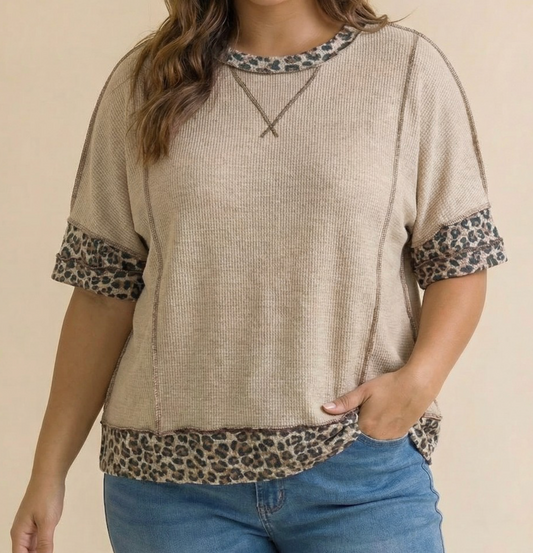 Neutral with A Wild Side Top
