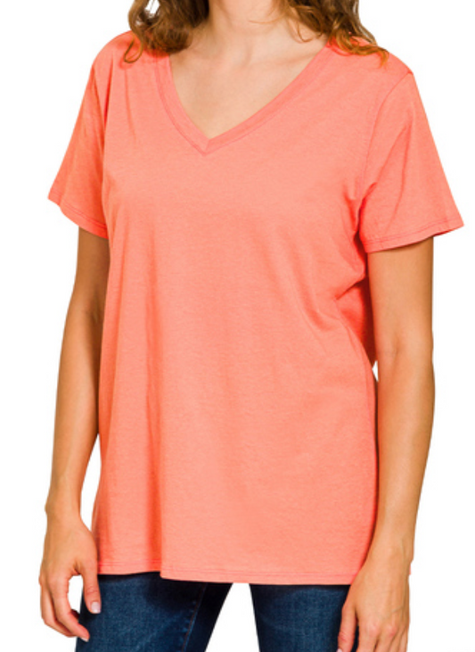 Throw-On & Go V-Neck Top