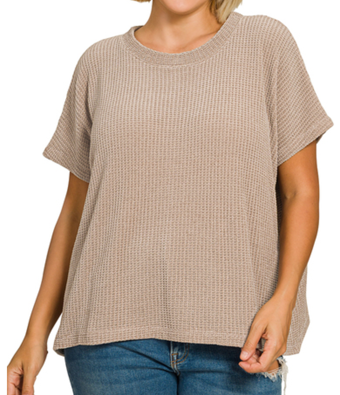 Autumn Harbor Waffle Sweater