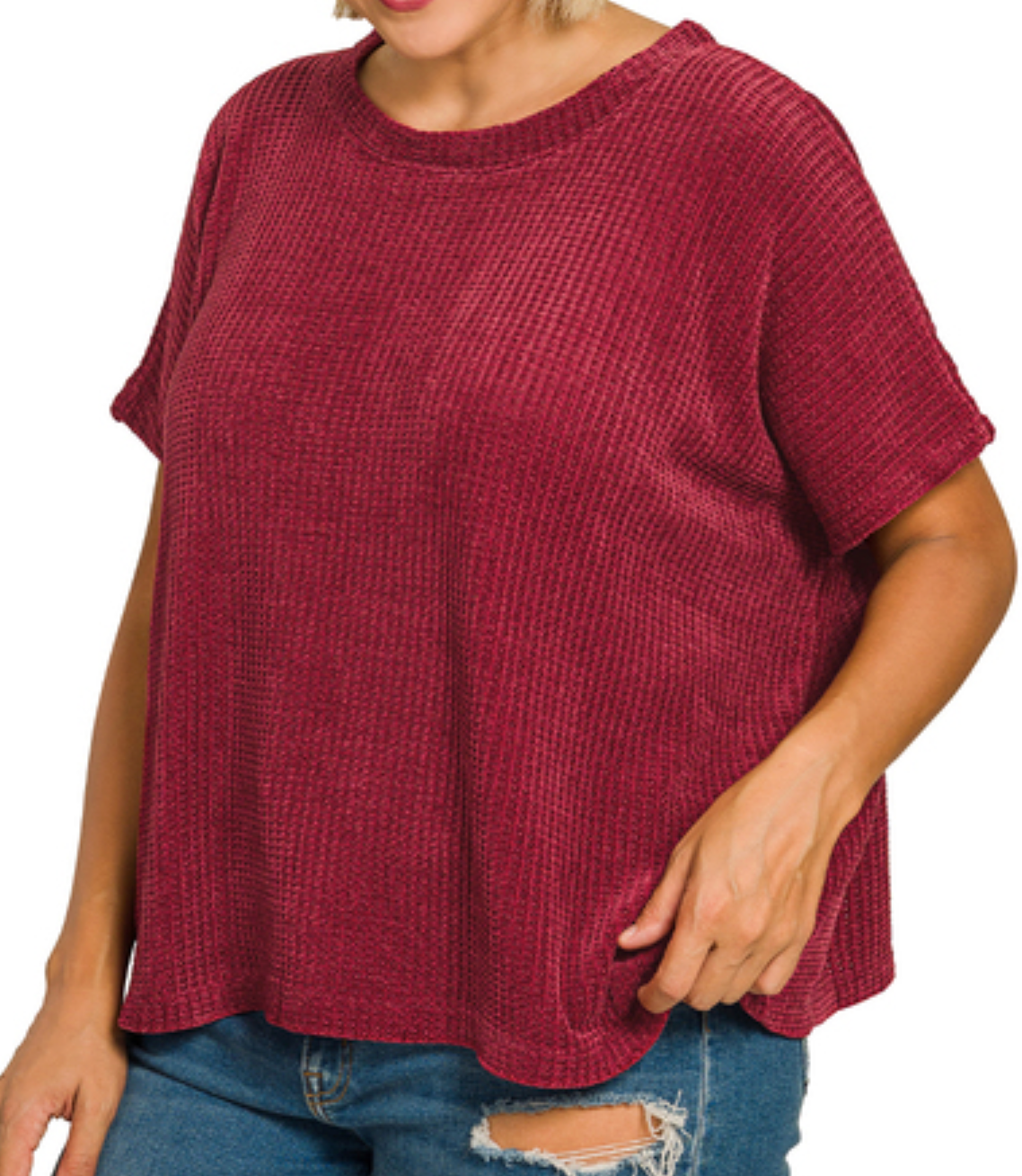 Autumn Harbor Waffle Sweater