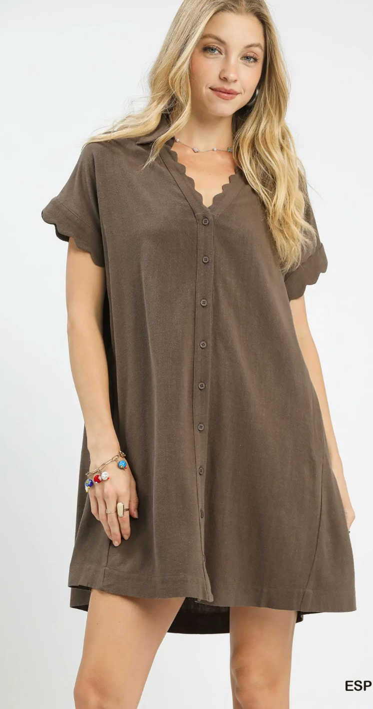 Simply Chic Shirt Dress