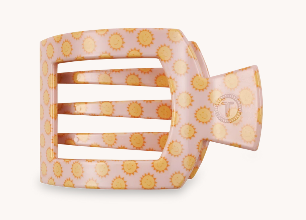 Sunny Days Ahead Medium Flat Square Hair Clip