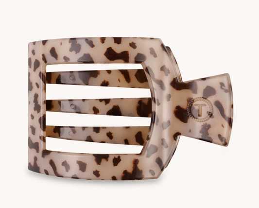 Blonde Tortoise Medium Flat Square Hair Clip
