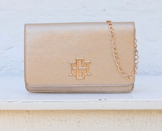 Downtown Convertible Clutch, Gold