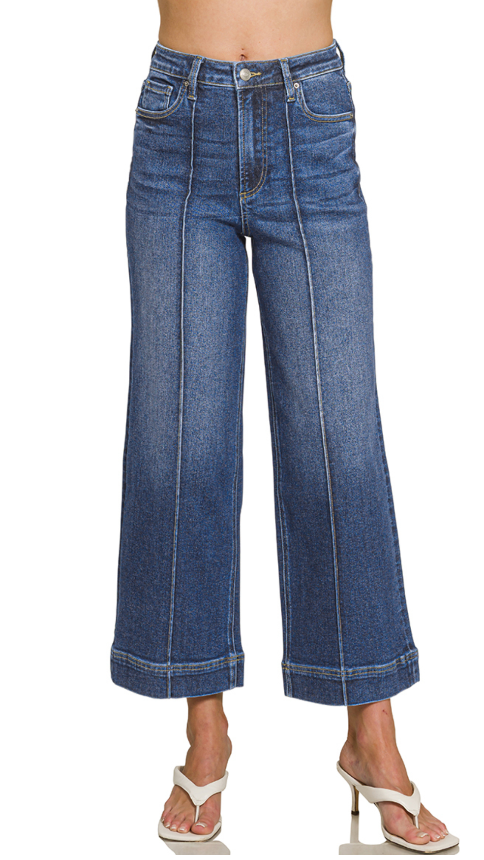 Front & Center Pintuck Jeans