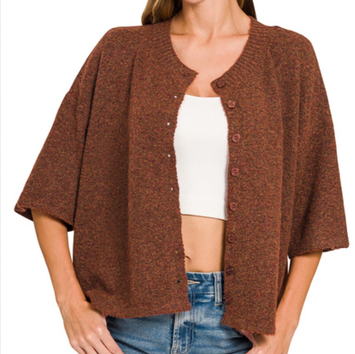 Autumn Avenue Short Sleeve Cardigan