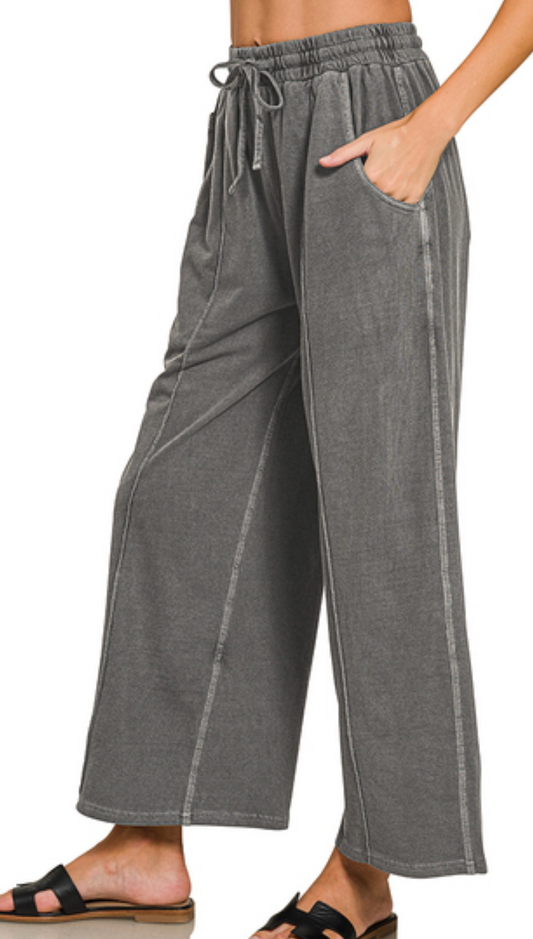 Weekend Ease Wide Leg Pants