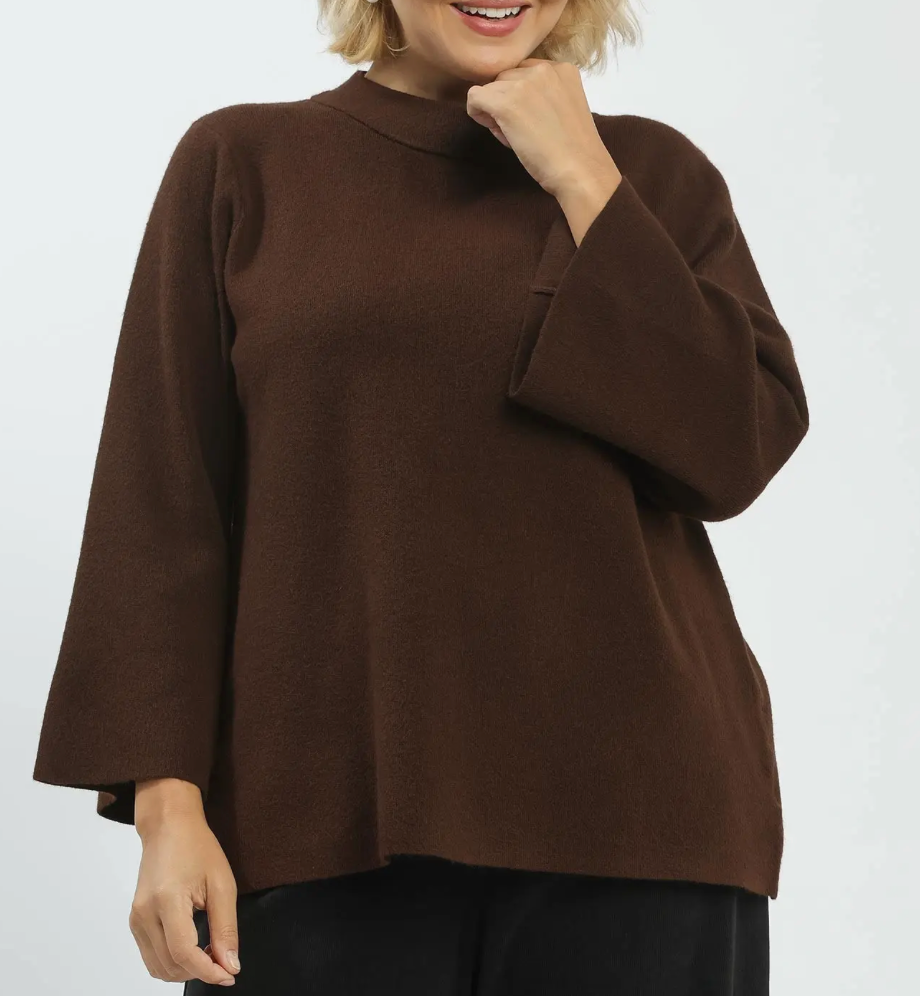 Cozy Intentions Mock Neck Sweater