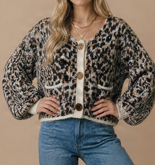 Wild About You Leopard Cardigan