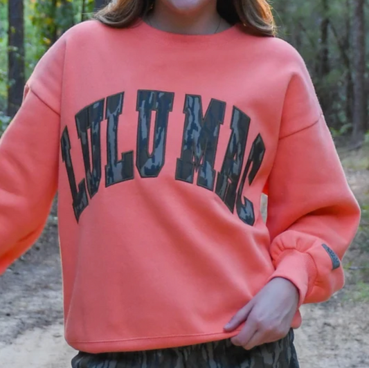 LuluMac: Mossy Oak Bottomland Sweatshirt, Orange