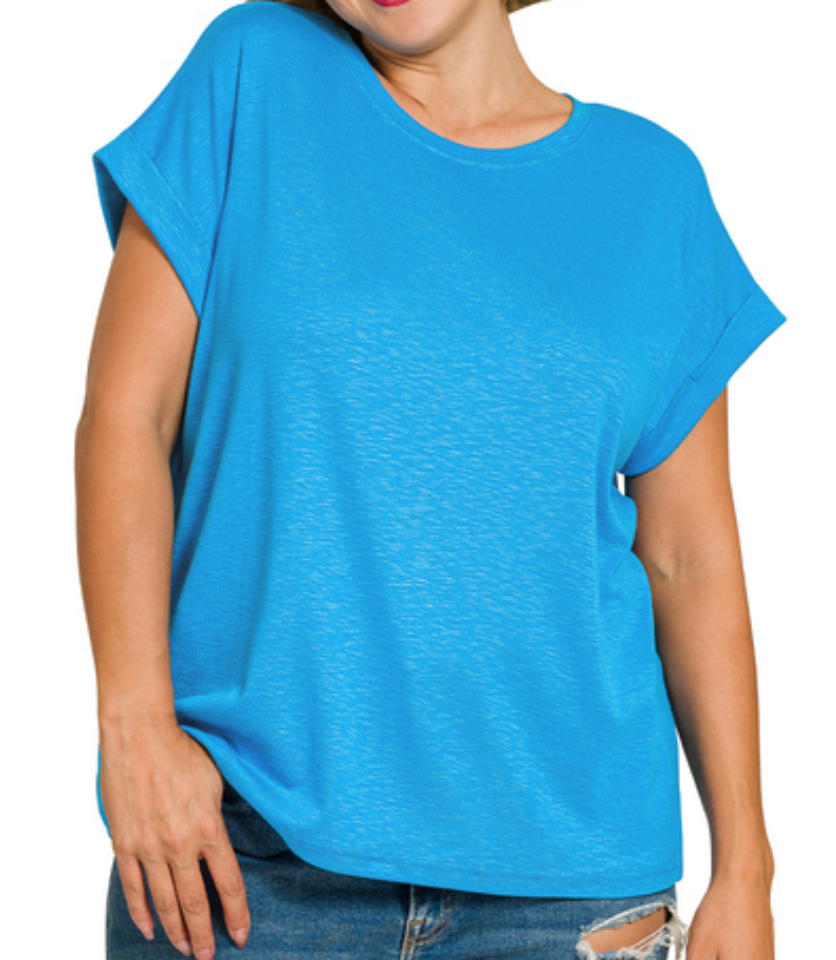 The Everyday Rolled Sleeve Tee