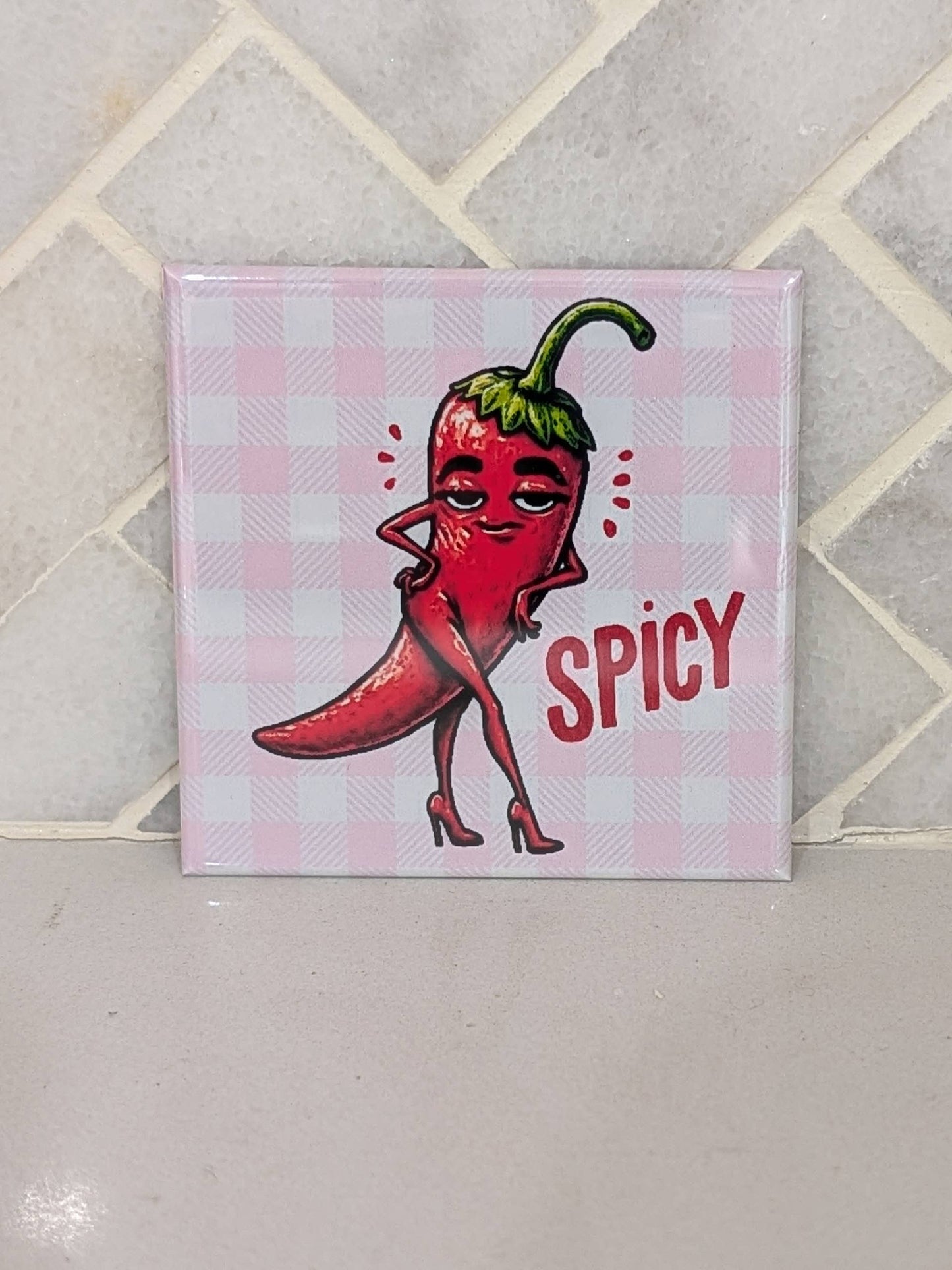 Spicy Pepper Fridge Locker Magnet