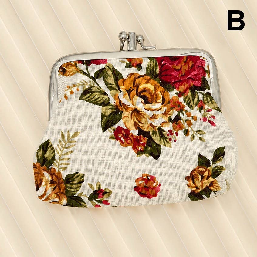 The Vintage Bloom Coin Purse