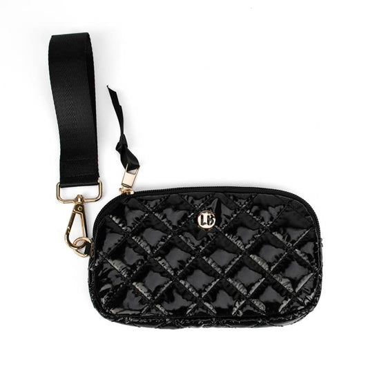 Jennifer Wristlet Wallet – Black Phone Wallet & Zip Pouch