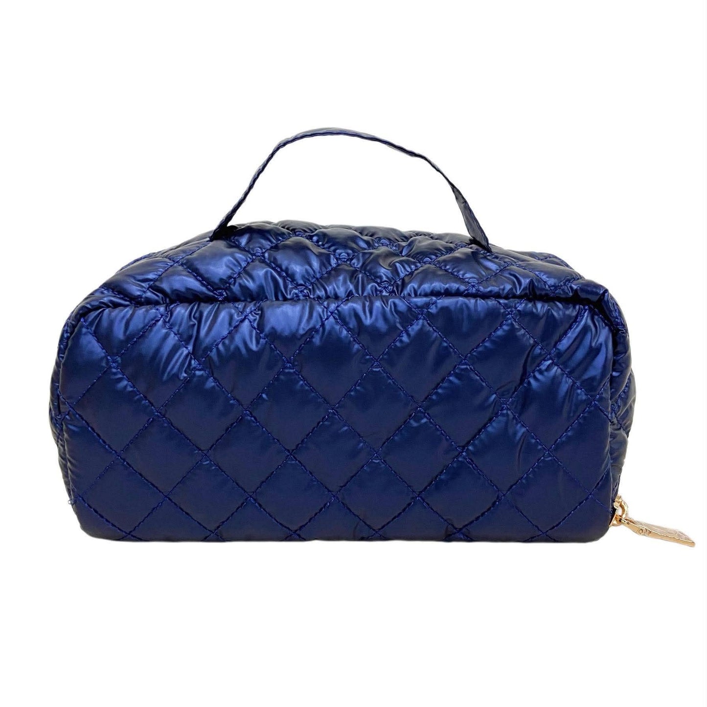 Cosmetic Diamond Makeup Bag GlamZip Sapphire