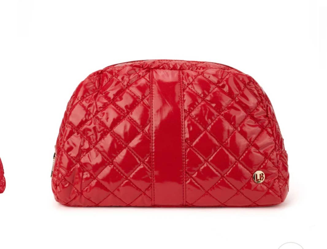 Cosmetic Makeup Bag Travel Pouch Candy Apple Red