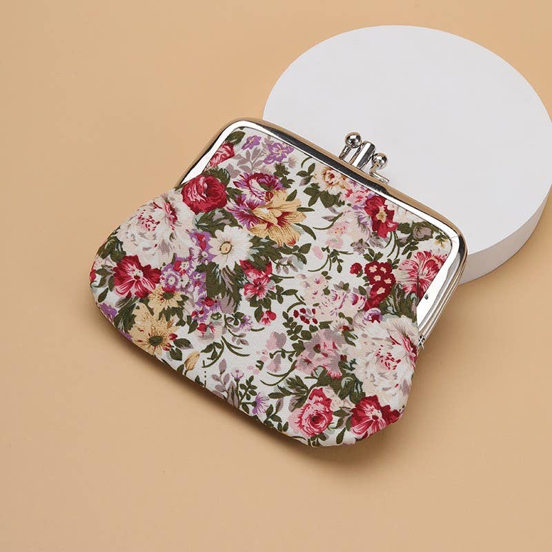 The Vintage Bloom Coin Purse