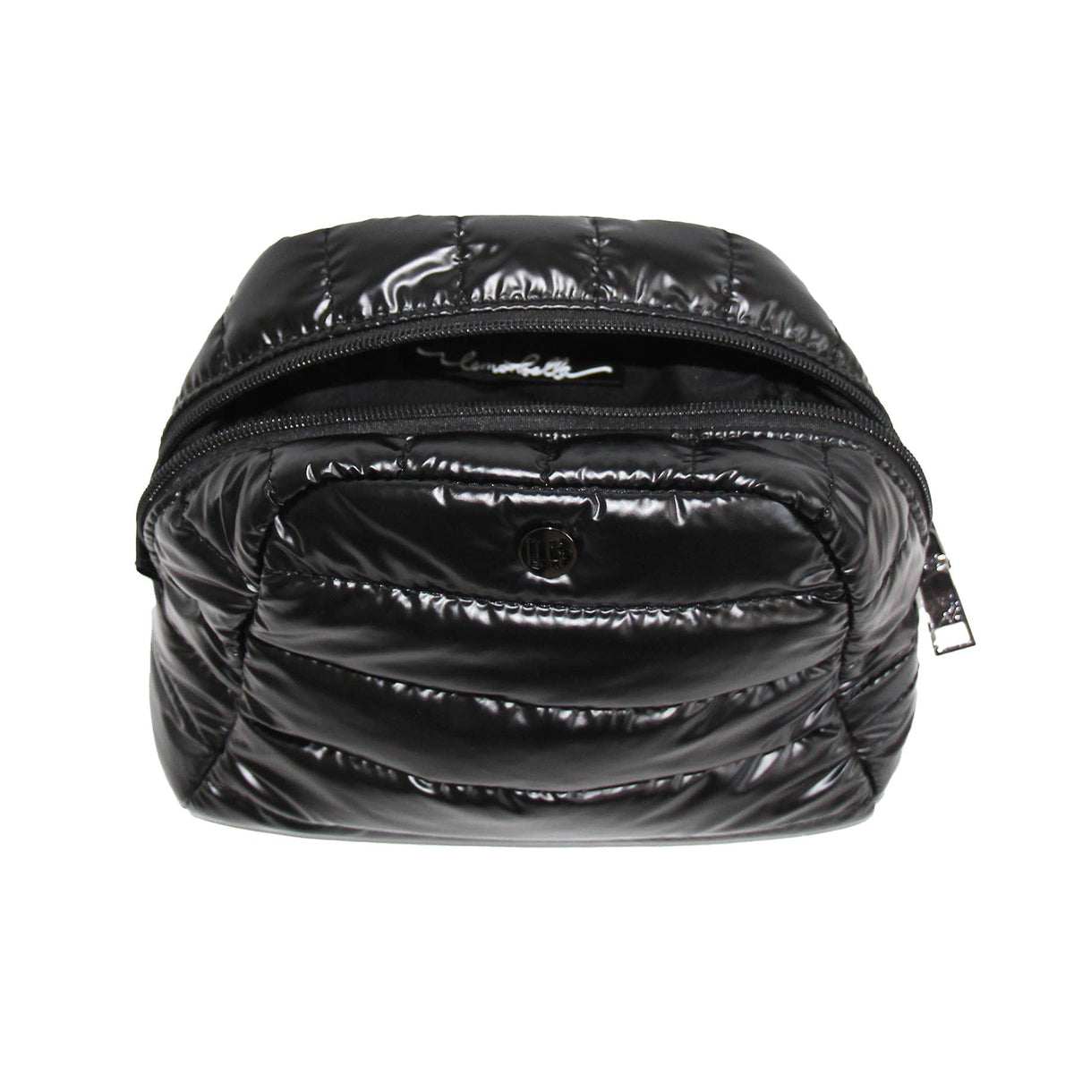 Cosmetic Puffer Makeup Travel Bag Black