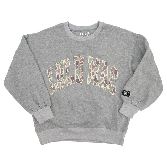 Lulu Mac Sweatshirt gray with camo