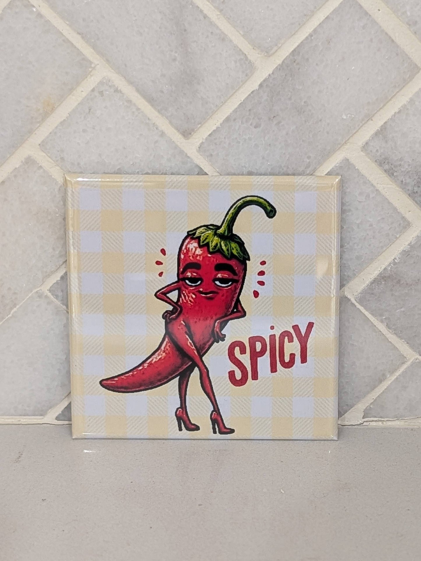 Spicy Pepper Fridge Locker Magnet