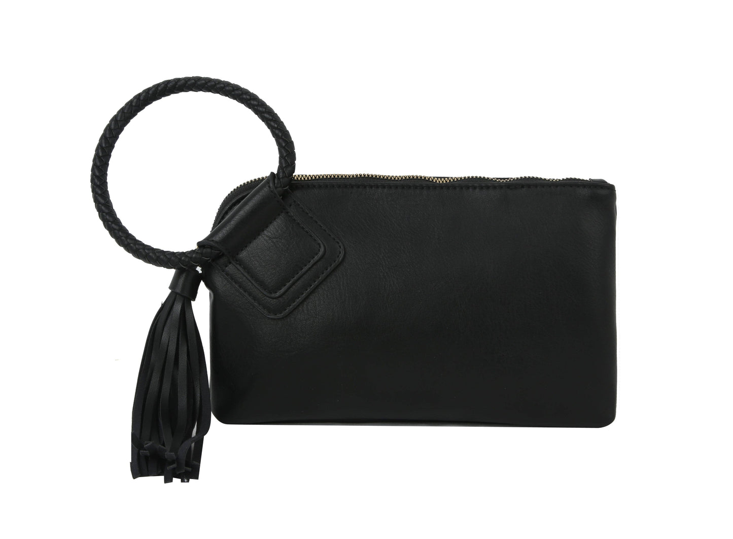 Braided Handle Wristlet Clutch