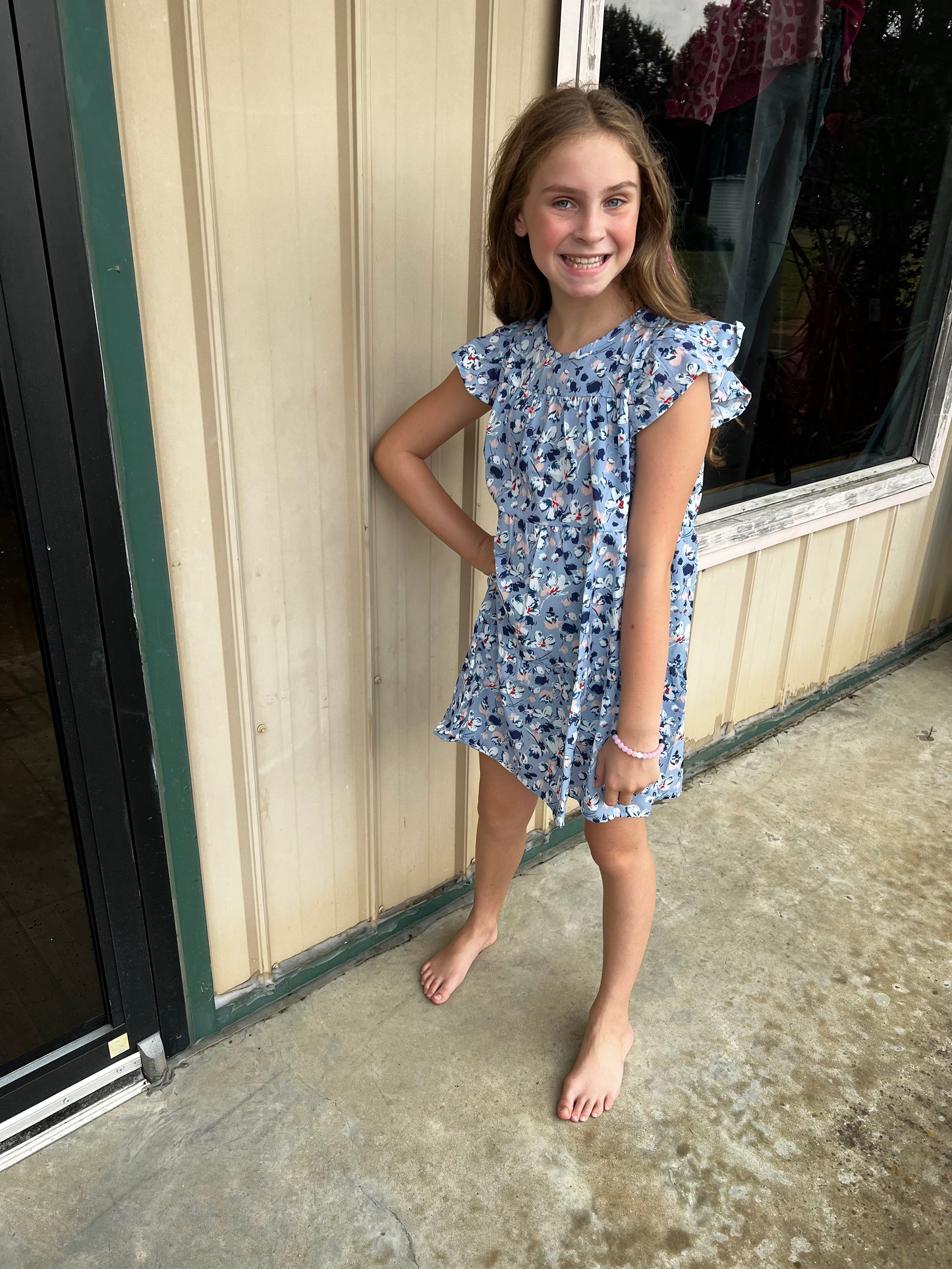 Fluttering Through The Fields Girls Dress