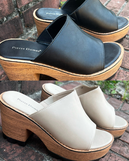 The Platform Shoes Black or Taupe