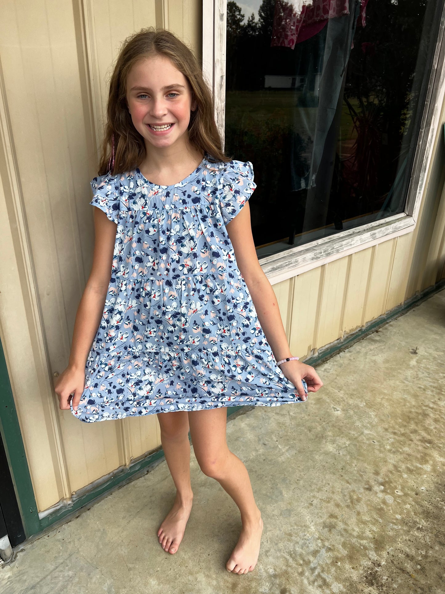 Fluttering Through The Fields Girls Dress