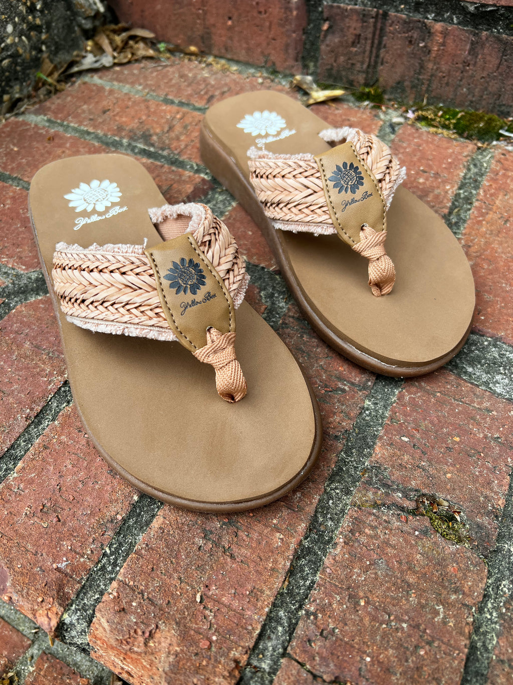 Yellow Box Guppy Sandal, Blush