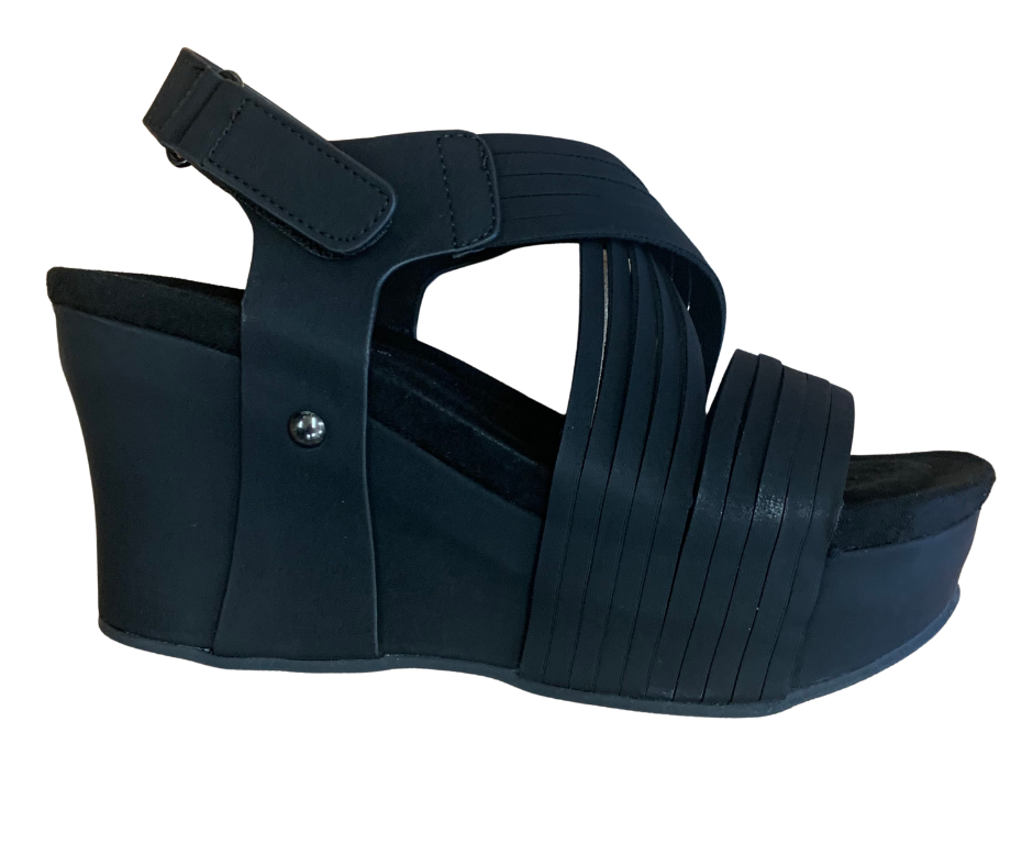 Strappy Wedge Sandal