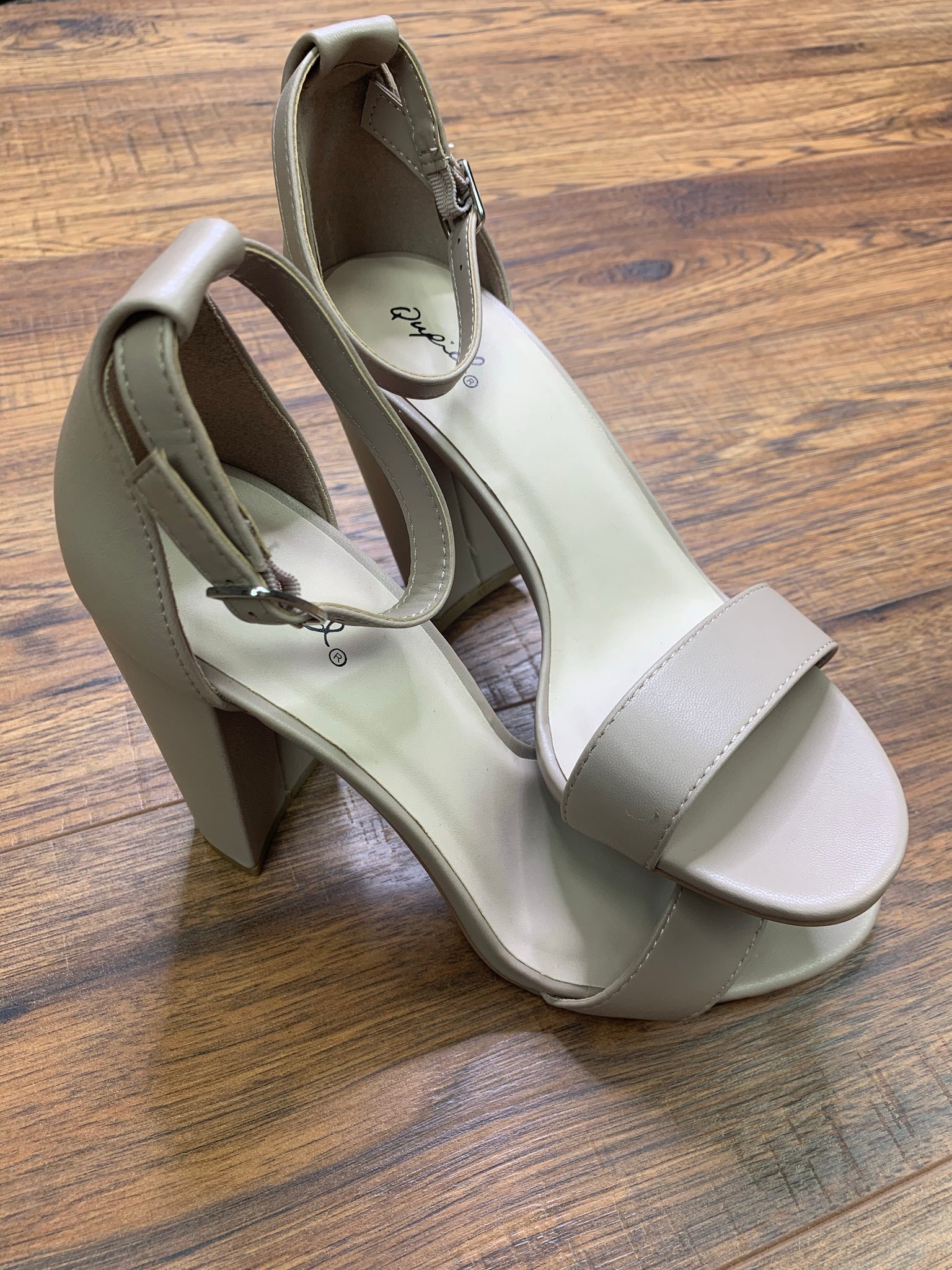 Ankle Strap Sandal, Cashmere