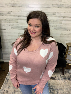 Surrounded By Hearts Sweater