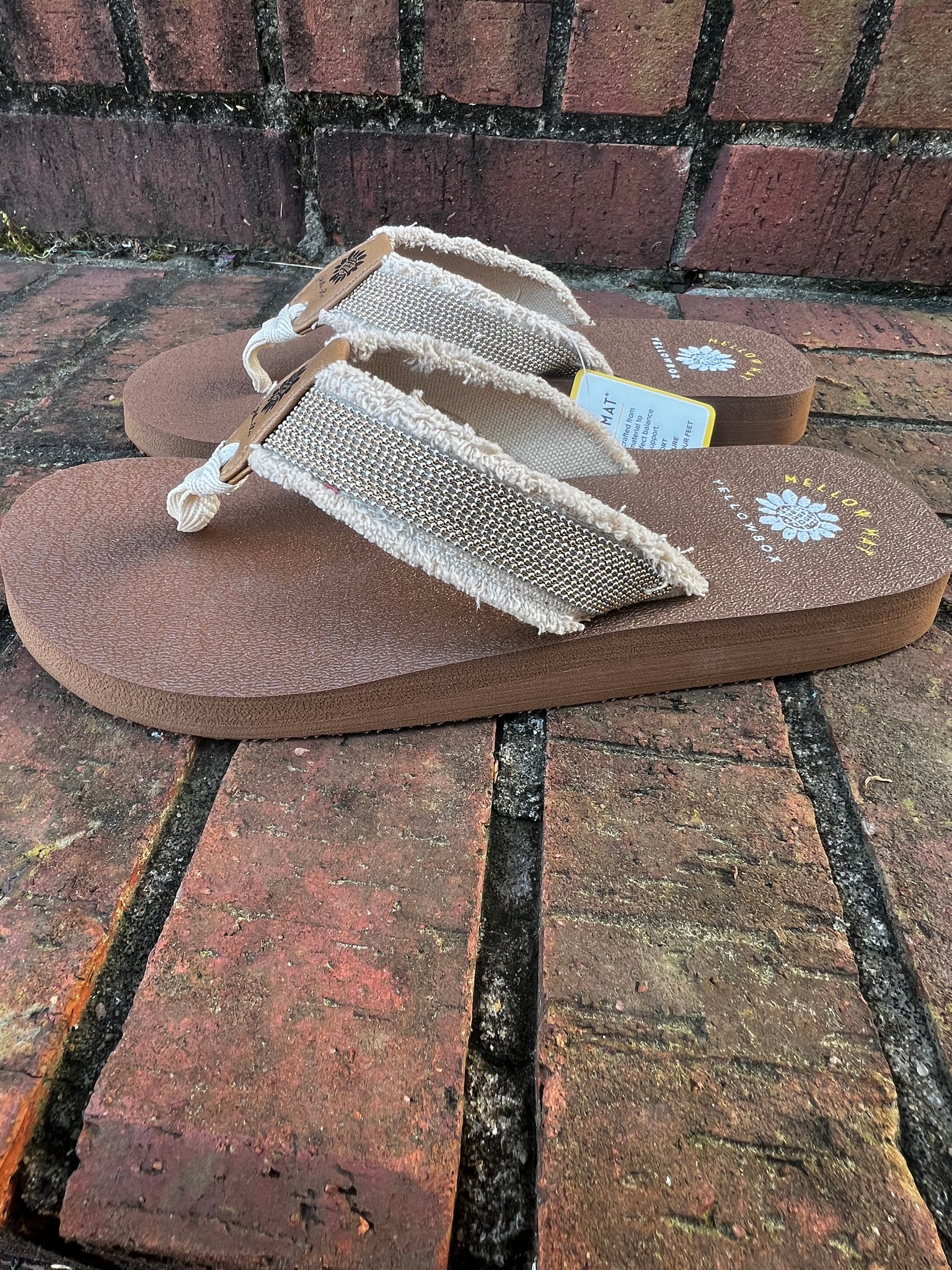 Yellow Box Nolan Sandal, Ivory